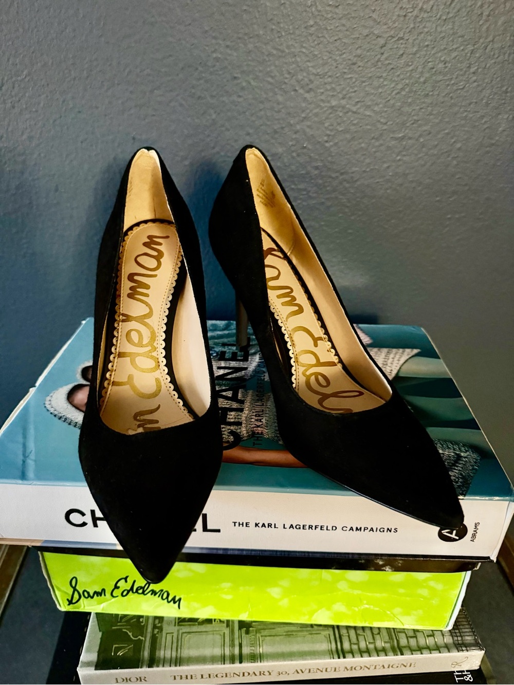Sam Edelman Hazel Pump size 6N black Suede